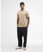 Men's Barbour Premium Corpatch Tailored Polo Shirt - Washed Stone