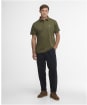 Men's Barbour Haswell Regular Fit Polo Shirt - Mid Olive