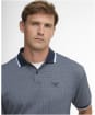 Men's Barbour Weston Textured Polo Shirt - Navy