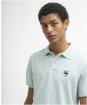 Men's Barbour Comebe Tailored Fit Polo Shirt - Mint Blue