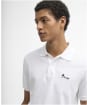 Men's Barbour Comebe Tailored Fit Polo Shirt - White