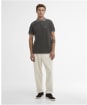 Men's Barbour International Cowley Oxford Polo Shirt - Black