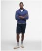 Men's Barbour Pique Interlock Half Zip Sweatshirt - Oceana