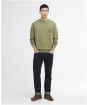 Men's Barbour International Staithes Graphic Sweatshirt - Olvine