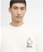 Men's Barbour International Staithes Graphic Sweatshirt - Whisper White