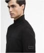 Men's Barbour International Kaspian Half Zip Sweatshirt - Black