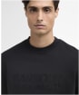 Men's Barbour International Theo Applique Crew Sweatshirt - Black