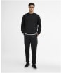 Men's Barbour International Theo Applique Crew Sweatshirt - Black
