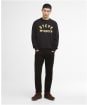Men's Barbour International Chainstitch Sweatshirt - Black