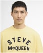 Men's Barbour International Chainstitch Sweatshirt - Dusky Citron