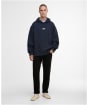 Men's Barbour International Oversized Wendell Hoodie - Navy