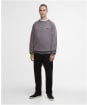 Men's Barbour International Markford Crew Sweatshirt - Aluminium