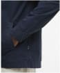 Men's Barbour Glendale Zip Through Cotton Overshirt - Navy