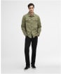 Men's Barbour International Arlo Overshirt - NEW BURNT OLIVE