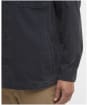 Men's Barbour Lingfield Canvas Overshirt - Navy