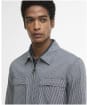 Men's Barbour Willowburn Gingham Overshirt - Navy