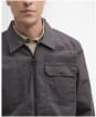 Men's Barbour Crail Wax Ripstop Overshirt - Asphalt