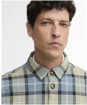 Men's Barbour Vennel Textured Tartan Overshirt - Highland Loch Tartan