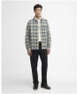 Men's Barbour Vennel Textured Tartan Overshirt - Highland Loch Tartan