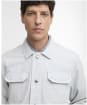 Men's Barbour Draftmen Cotton Slub Overshirt - Blue Haze