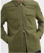 Men's Barbour International Warren Overshirt - Burnt Olive