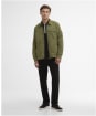 Men's Barbour International Warren Overshirt - Burnt Olive