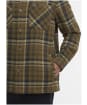 Men's Barbour Trent Checked Overshirt - Olive