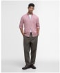 Men's Barbour Linton Tailored Shirt - Red Spice