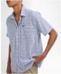 Men's Barbour Nelson Gingham Summer Fit Shirt - Blue