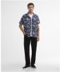 Men's Barbour International Chappel Printed Shirt - Navy