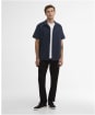 Men's Barbour International Wayback Waffle Shirt - Navy
