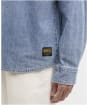 Men's Barbour International Chopper Denim Shirt - Washed Indigo