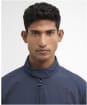 Men's Barbour Summer Royston Showerproof Jacket - Navy / Highland Loch