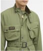 Men's Barbour International  Contemporary A7 Showerproof Jacket - Burnt Olive