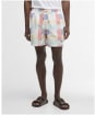 Men's Barbour Patch Swim Shorts - Red