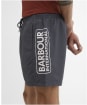Men's Barbour International Large Logo Swim Shorts - Storm Grey