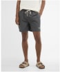 Men's Barbour Water Reactive Leaf Print Swim Short - Asphalt
