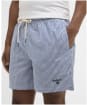 Men's Barbour Gingham Seersucker Swim Short - Sailboat Blue