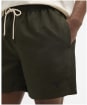 Men's Barbour Water Reactive Tartan Swim Short - Olive / Ancient Tartan