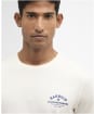 Men's Barbour Cranmer Logo T-Shirt - Whisper White