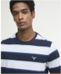 Men's Barbour Meldon Stripe T-Shirt - Navy