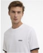 Men's Barbour International Langston Jacquard T-Shirt - White