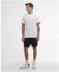 Men's Barbour International Langston Jacquard T-Shirt - White