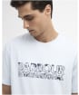 Men's Barbour International Unite Printed T-Shirt - Skywriting
