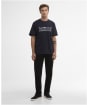 Men's Barbour International Unite Printed T-Shirt - Navy