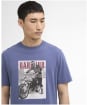 Men's Barbour International Arnes Photographic T-Shirt - Oceana