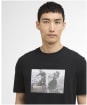 Men's Barbour International Hellen Photographic T-Shirt - Black