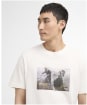 Men's Barbour International Hellen Photographic T-Shirt - Whisper White