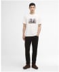 Men's Barbour International Hellen Photographic T-Shirt - Whisper White