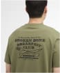 Men's Barbour International Staithes Graphic T-Shirt - Olvine